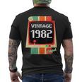 40 Anni Compleanno Uomo 1982 Gamer Console Giochiintage T-shirt da uomo con stampa posteriore