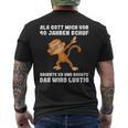 40 Anni Quando Dio Mi Ha Creato 40 Anni Fa 40 ° Compleanno T-shirt da uomo con stampa posteriore