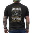 40° Compleanno 40 Uomo Donna Anni Retrointage 1984 Regalo T-shirt da uomo con stampa posteriore