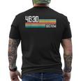 4630 Bochum Retro Old Postcodeintage Sign T-Shirt mit Rückendruck