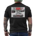 500 695 Italia Elocità Auto Turbo Rally Meccanico T-shirt da uomo con stampa posteriore