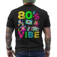 80S Vibe 1980S Vintage Style Eighties Retro Party Men's T-shirt Back Print