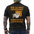 Abbigliamento Divertente Protezioni Per Apicoltori Ape Relax T-shirt da uomo con stampa posteriore
