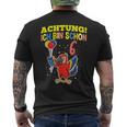 Achtung Ich Bin Schon 6 Animals German Langu T-Shirt mit Rückendruck