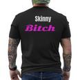 Adult Skinny T-Shirt mit Rückendruck