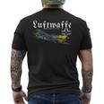 Aereo Da Combattimento Tedesco I German Warbird I Luftwaffe Ww2 T-shirt da uomo con stampa posteriore