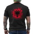 Albania Flag Shqiperi Albanian Flag Shqiperia T-Shirt mit Rückendruck