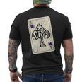 Alice In Wonderland We're All Mad Here Ace Of Spades T-Shirt mit Rückendruck