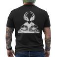 Alien Dj Tekno Electronic Music Free Party Festival S T-Shirt mit Rückendruck