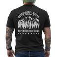 Alpenüberquerung Oberstdorf Merano E5 Alpine Crossing T-Shirt mit Rückendruck