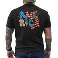 America 4Th Of July Independence Day 1776 Vintage Retro Men's T-shirt Back Print