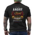 Andry Family Crest Andry Andry Clothing AndryAndry T For The Andry 131 Men's T-shirt Back Print