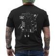 Anime Manga Otaku Kawaii T-shirt da uomo con stampa posteriore