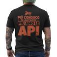 Ape Divertente Apicoltore T-shirt da uomo con stampa posteriore