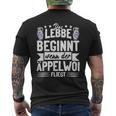 Appelwoi Ebbelwoi Hessen Frankfurt S T-Shirt mit Rückendruck