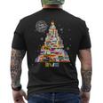 Arbre De Noël Pour Les Amateurs De Livres Joyeux Noël Pour Lecteur T-shirt imprimé au dos