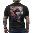 Art Sur Le Thème Du Dragon Japonais Mignon T-shirt imprimé au dos