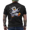 Arts Martiaux De Karaté Pingouin T-shirt imprimé au dos