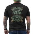 Assistente Medico Medico Di Famiglia Leggendario T-shirt da uomo con stampa posteriore