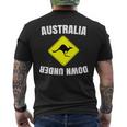 Australia Canguro Souvenir Australiano T-shirt da uomo con stampa posteriore