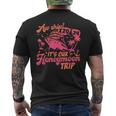 Aw Ship It’S Our Honeymoon Trip 2024 Just Married Cruise Men's T-shirt Back Print