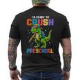 Back To School Boys I'm Ready To Crush Preschool Dinosaur Men's T-shirt Back Print