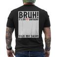 Bambino Bruh It's My 9Th Birthday Sign My 9 Years Old Birthday T-shirt da uomo con stampa posteriore
