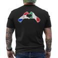 Bandiera Del Paraguay Italia Cuore Italiano Del Paraguay T-shirt da uomo con stampa posteriore