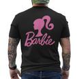 Barbie Barbie Logo In Pink T-Shirt mit Rückendruck