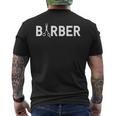 Barbiere Barber Shop Regali T-shirt da uomo con stampa posteriore