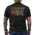 Bärtigermann Bear Tiger Man Beardiking Bearded Man T-Shirt mit Rückendruck