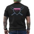 Baseball Home Plate Drip For Boys Ice Cream Spinkle Men's T-shirt Back Print
