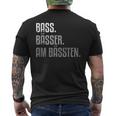 Bass For Bassisten T-Shirt mit Rückendruck