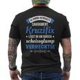 Bavarian Freistaat Bavarian Slogan T-Shirt mit Rückendruck