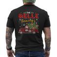 The Belle Family Christmas Matching Pajamas Group Men's Back Print T-Shirt