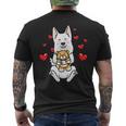 Berger Blanc Suisse Dog Swiss Shepherd Dog T-Shirt mit Rückendruck