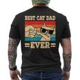 Best Cat Dad Ever Cat T-Shirt mit Rückendruck