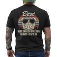 Best Olde English Bulldog Dad Everintage Retro T-Shirt mit Rückendruck