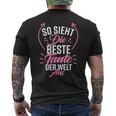 Beste Tante Der Welt T-Shirt mit Rückendruck