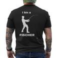 I Bin A Fischer T-Shirt mit Rückendruck