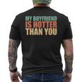 My Boyfriend Is Hotter Than You T-shirt da uomo con stampa posteriore