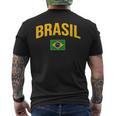 Brazil Flag Of Brazil Classic T-Shirt mit Rückendruck