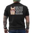 Buona Fortuna Trovare Migliori Colleghi Traditori Colleghi Partenza T-shirt da uomo con stampa posteriore