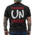Buongiorno Magliette Divertenti Scritte Ironiche T-shirt da uomo con stampa posteriore