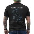 Busto Arsizio Italia T-shirt da uomo con stampa posteriore