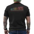 Camper Rv Divertente Regalo Campeggio Evoluzioneintage T-shirt da uomo con stampa posteriore