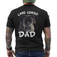 Cane Corso Dad Italian Mastiff Dog T-Shirt mit Rückendruck