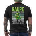 Caterpillar Müsste Man Sein Fressen Schlaf T-Shirt mit Rückendruck