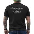 Champagner & Pommes X Livelife Love Champagne Fries Love T-Shirt mit Rückendruck