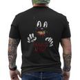Chat Effrayant D'horreur T-shirt imprimé au dos